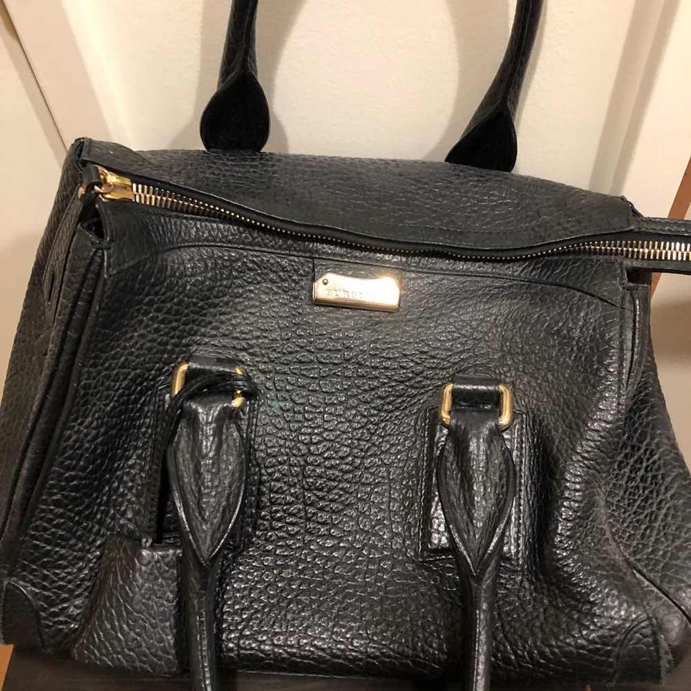 Large Burberry Satchel Bag